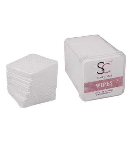 Wipes - Coton non tissé nettoyant x200