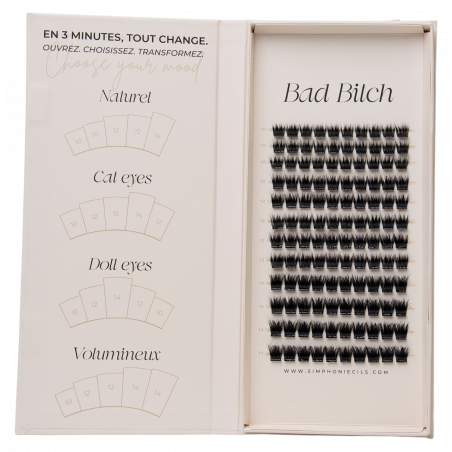 Faux cils BAD BITCH Press-On Grand Format | Volume XXL 7 jours - Simphoniecils